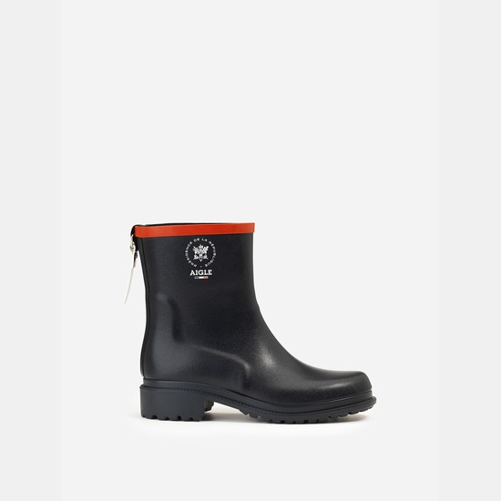 Aigle The Urban Rain Boots Women Black ZA-26374